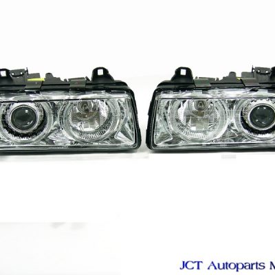 E36 headlamp Chrome Angel eye PAIR