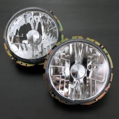 Golf 1 Headlamp Crystal PAIR